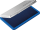 Stempelkissen Pelikan 2, 7 x 11 cm, Metallgehäuse, blau