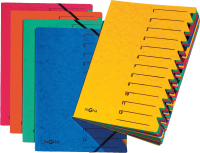 Ordnungsmappe PAGNA EASY 24131, 12 Fächer, DIN A4, rot