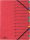 Ordnungsmappe PAGNA EASY 24131, 12 Fächer, DIN A4, rot