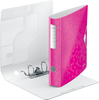 Ordner LEITZ 1107 Active WOW 180°, DIN A4, 65 mm, pink