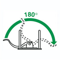 Ordner LEITZ 1005 WOW 180º, DIN A4, 80 mm, blau