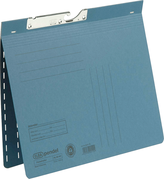 Pendelhefter ELBA 90461 - kaufm. Heftung - 320 g/m² - blau