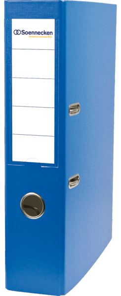 Ordner Soennecken PP-Feinleinen-Optik, DIN A4, Rücken 70 mm, blau
