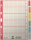 Register blanko, LEITZ 4355, DIN A5, volle Höhe, Karto, 6-farbig bedruckt, grau