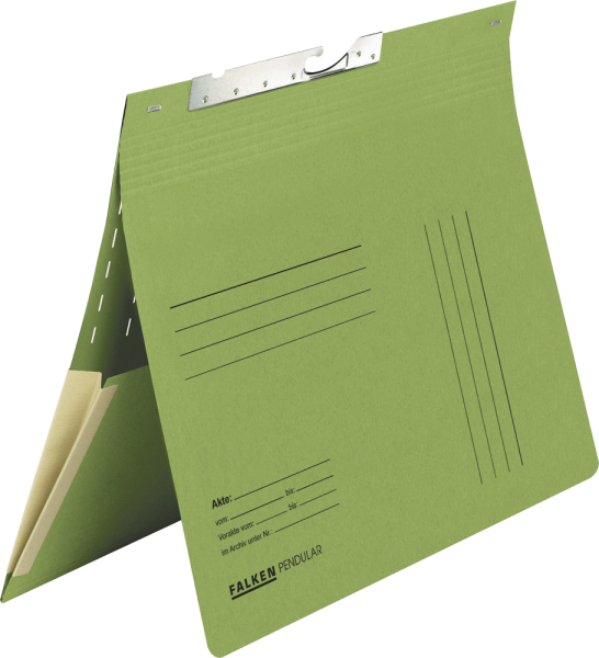 Pendelhefter FALKEN 150338 mit Tasche - kaufm. Heftung - 320 g/m²