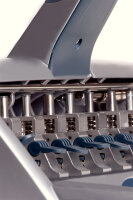 Mehrfachlocher LEITZ 5114 AKTO, für 4- und 6-fach-Lochung, silber