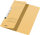 Einhakhefter LEITZ 3744, halber Vorderdeckel, kaufm. Heftung, chamois