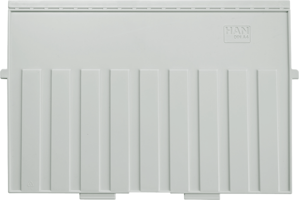 Stützplatte HAN 9024 DIN A4 quer, Polystyrol, lichtgrau