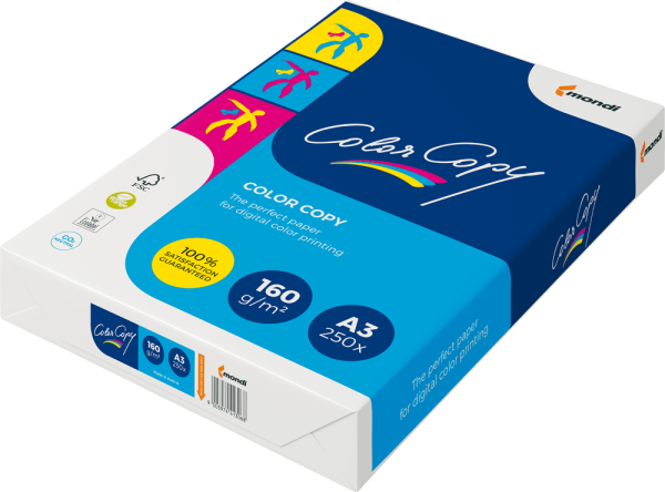 Farblaserpapier COLOR COPY DIN A3, 160 g/m², hochweiß, 250 Blatt