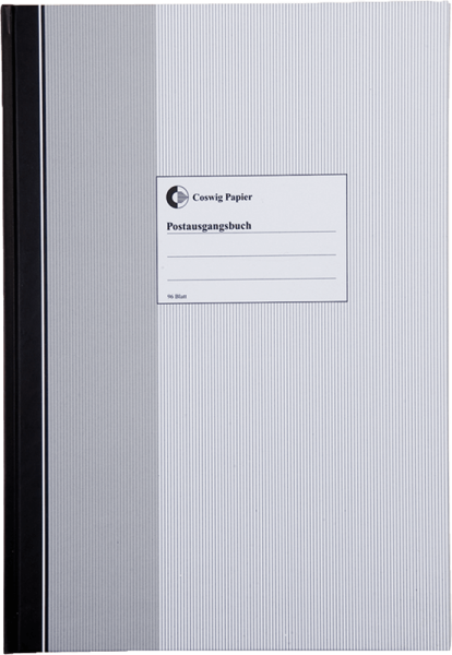 Postausgangsbuch Coswig Papier, DIN A4, 96 Blatt