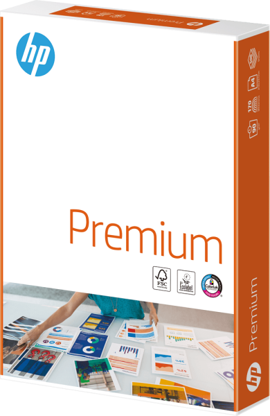 Kopier- und Laserpapier HP Premium CHP852, DIN A4, 90 g/m², hochweiß