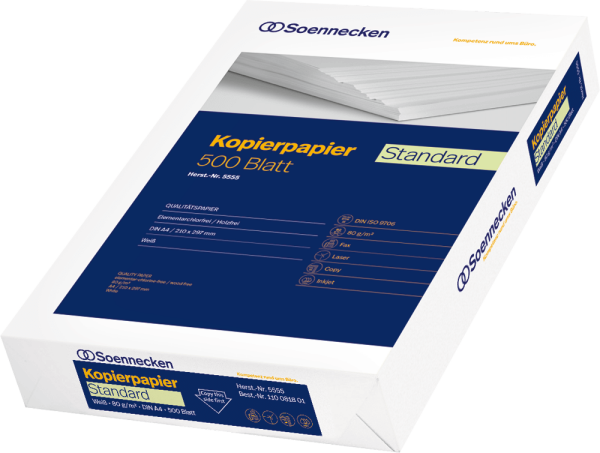 Kopierpapier Soennecken Standard, DIN A4, 80 g/m², weiß