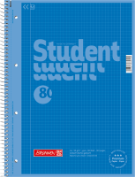 Collegeblock BRUNNEN Student DIN A4 - 80 Blatt - kariert