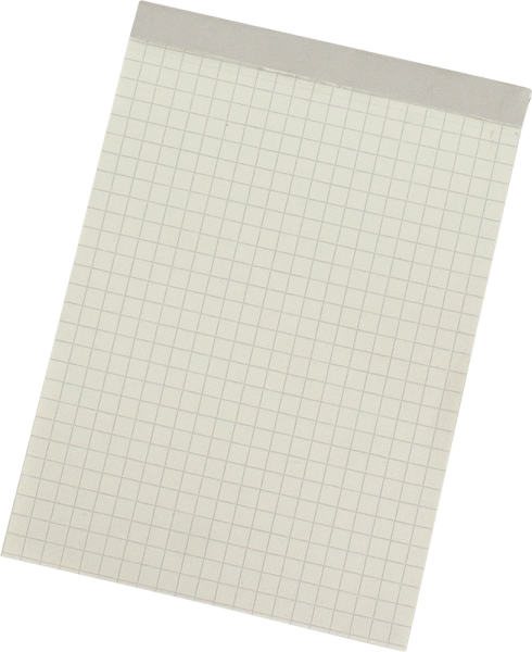 Notizblock Soennecken RC 1252, DIN A6, 50 Blatt, kariert, weiß