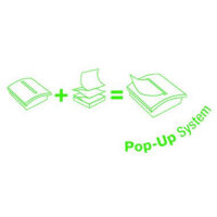 Haftnotizen Post-it® Z-Notes Recycling R330-1B, 76 x 76 mm, 6 Blöcke, pastellgelb