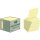 Haftnotizen Post-it® Z-Notes Recycling R330-1B, 76 x 76 mm, 6 Blöcke, pastellgelb