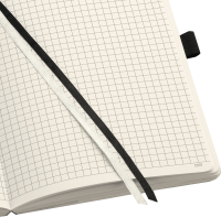 Notizbuch SIGEL Conceptum CO310, ca. DIN A4, 97 Blatt, schwarz, kariert