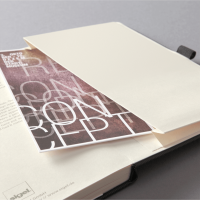 Notizbuch SIGEL Conceptum CO310, ca. DIN A4, 97 Blatt, schwarz, kariert