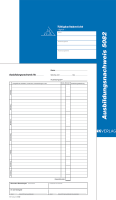 Ausbildungsnachweis RNK 5082, DIN A4, 28 Blatt,...