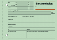 Einnahmebeleg Sigel EB615, DIN A6 quer, 50 Blatt