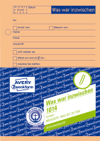Notizblock Avery Zweckform 1014, DIN A6, 50 Blatt, orange