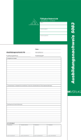 Ausbildungsnachweis RNK 5083, DIN A4, 28 Blatt,...