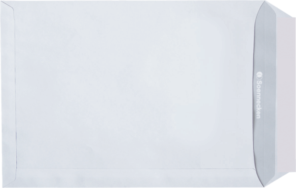 Versandtaschen DIN C5 ohne Fenster, Soennecken 2092, 90 g/m², haftklebend, weiß, 500 Stück