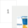 Etiketten HERMA 8694 PREMIUM, 297 x 420 mm, wetterfest, 50 Stück, transparent