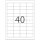 Universaletiketten HERMA 4474 PREMIUM, 48,5 x 25,4 mm, 4.000 Stück, weiß