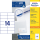 Universaletiketten Avery Zweckform 3653 105 x 42,3 mm 1.400 Stück weiß