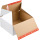 Versandkarton ColomPac® Premium CP155.255, Blitzboden, 31 x 13,3 x 19 cm, weiß