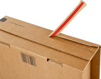 Versandkarton ColomPac® CP067.06 POST-BOX, DIN A4+, 33 x 12 x 29 cm, braun