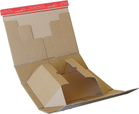 Versandkarton ColomPac® CP067.06 POST-BOX, DIN A4+, 33 x 12 x 29 cm, braun