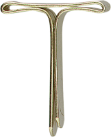 Musterbeutelklammer ALCO Flachkopf, 15 x 19 mm, 100...