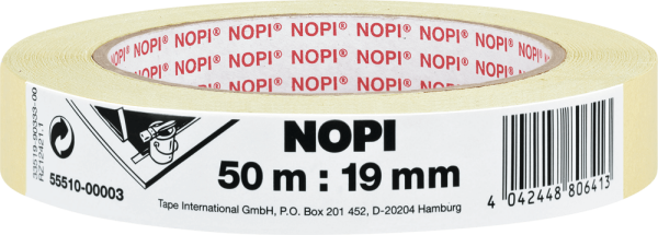 Malerkrepp NOPI®, 19 mm x 50 m, beige