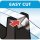 Tischabroller tesa® Easy Cut 57421, 33 m x 19 mm, rot/blau
