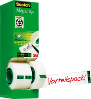 Klebefilm Scotch® Magic 810, 19 mm x 33 m, transparent, 8 Stück