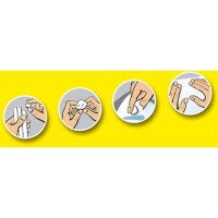 Klebepad UHU® 48815 patafix, 12 x 12 mm, transparent, 56 Stück