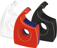 Handabroller tesa® Easy Cut 57444, 19 mm x 33 m, rot/blau
