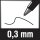 Geltintenroller Pentel Hybrid Gel K116, 0,3 mm, rot