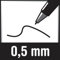 Kugelschreiber Faber Castell POLY BALL, Strichstärke: M/0,5 mm