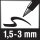 Permanentmarker edding 21 EcoLine, Rundspitze