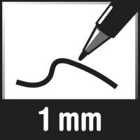 Folienstift STAEDTLER® Lumocolor M, 1 mm, farbig sortiert, 6 Stück