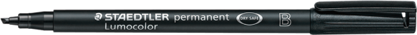 Folienstift STAEDTLER® Lumocolor, 1-2,5 mm, permanent, schwarz