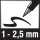 Folienstift STAEDTLER® Lumocolor, 1-2,5 mm, non-permanent, rot