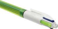 Mehrfarbkugelschreiber BIC® 4Colours Fluo - blau, schwarz, rot, neongelb