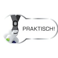 Mehrfarbkugelschreiber BIC® 4Colours Fluo - blau, schwarz, rot, neongelb