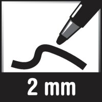 Permanentmarker STAEDTLER® Lumocolor 352, Rundspitze, schwarz