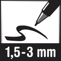 Permanentmarker edding 300, Rundspitze, blau
