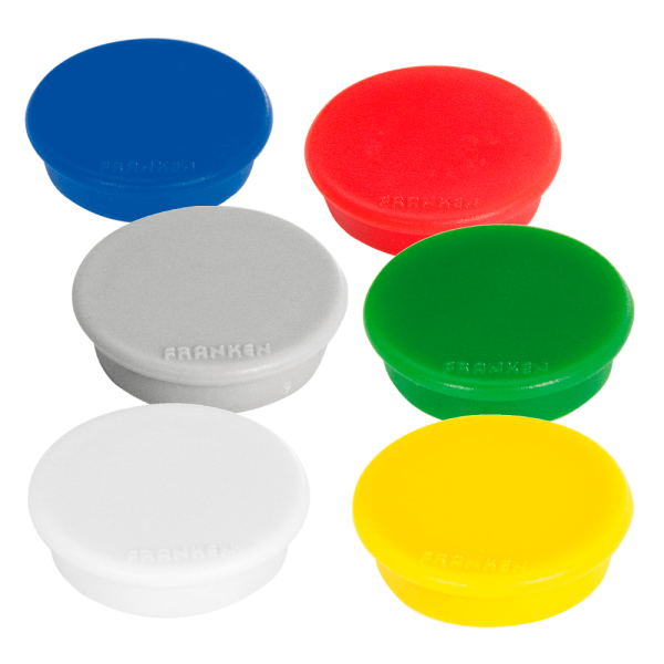 Magnete Franken, rund, 32 mm, 10 Stück